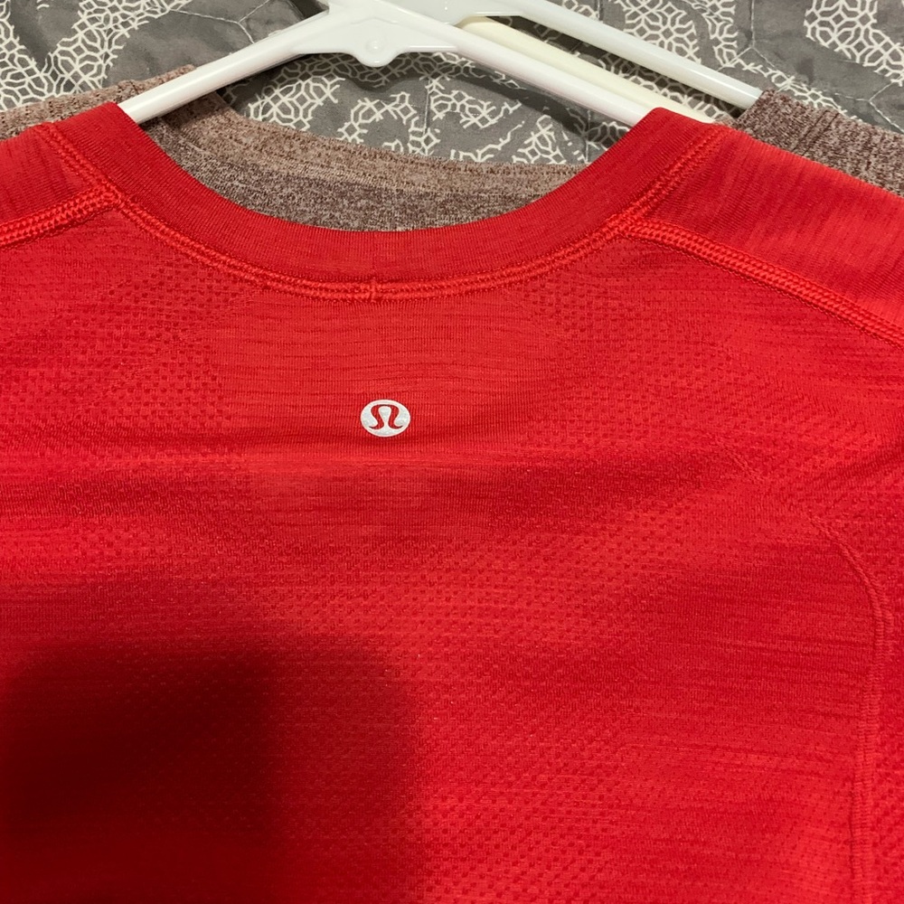 Lululemon Red Athletic Top